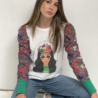 Zimt-Frida-Mosaik-T-Shirt