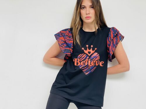 Camiseta Keira Believe Zebra