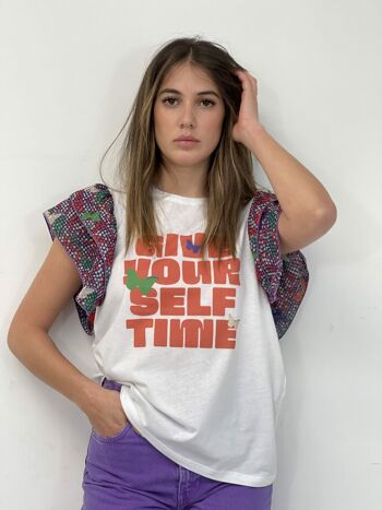 T-shirt mosaïque Keira Self Time 2