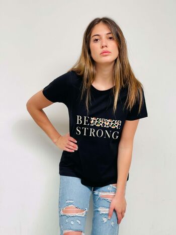 T-shirt basique à imprimé mouche Be Strong 3