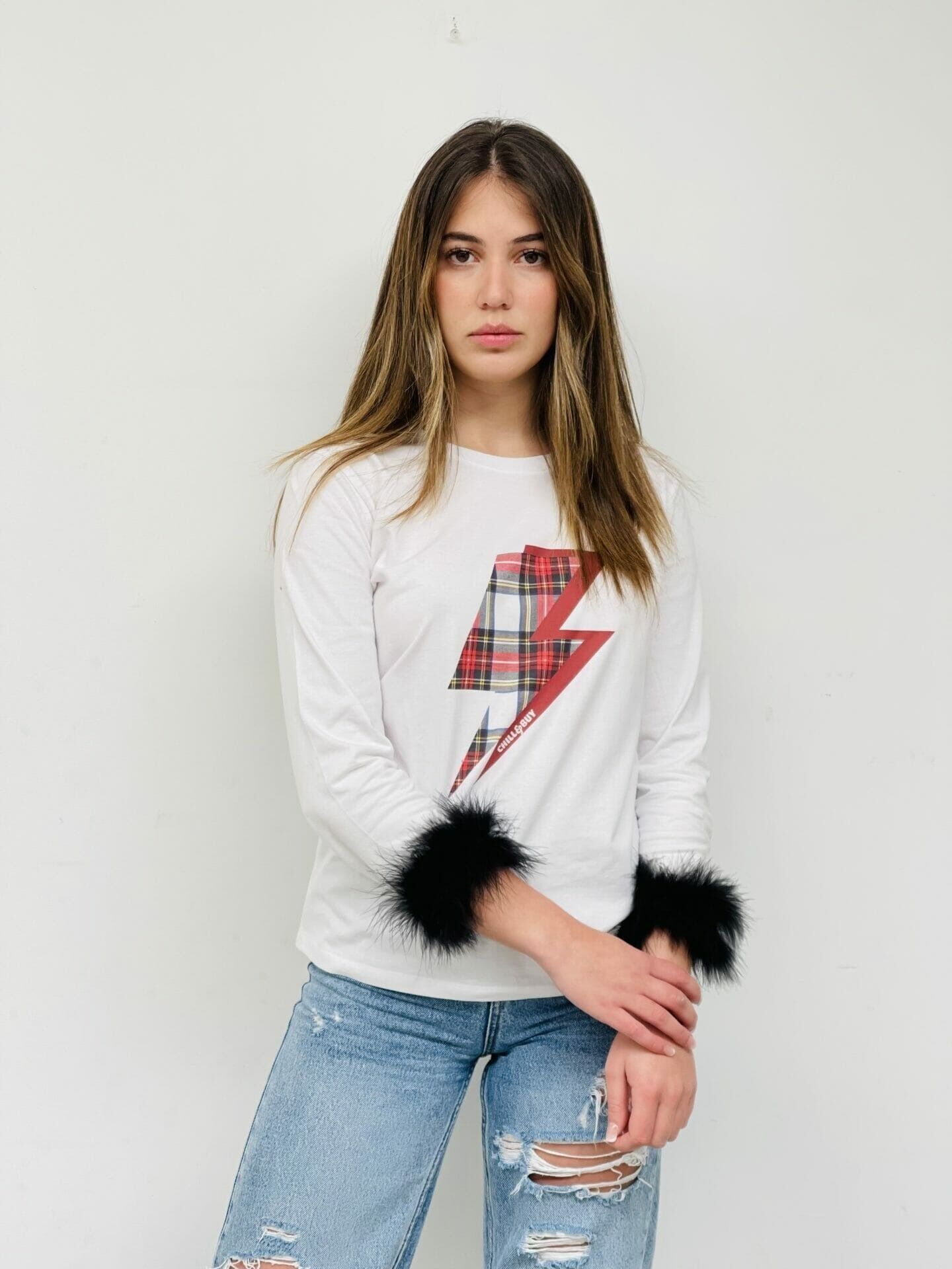 Camiseta Puños Marabu Rayo Escoces