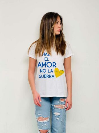 T-shirt basique Faites l'amour, pas la guerre 4