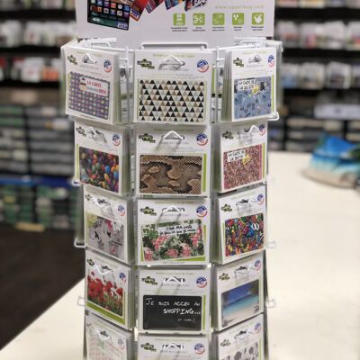 Display stand for stickers