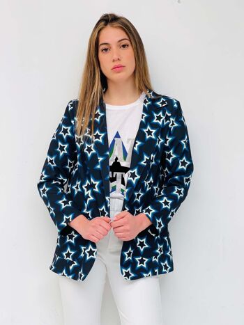 Blazer à imprimé étoiles folles 4