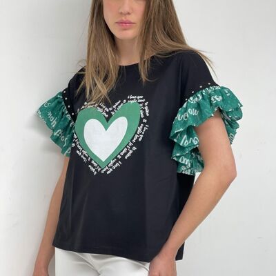 T-shirt Gaia Letter Rodeo