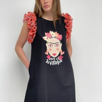 Kleid mit mehreren Plumeti Frida Eyes Print