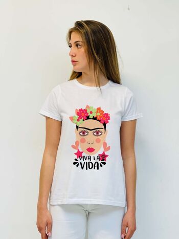 T-shirt basique Frida Eyes 6