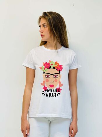 T-shirt basique Frida Eyes 8