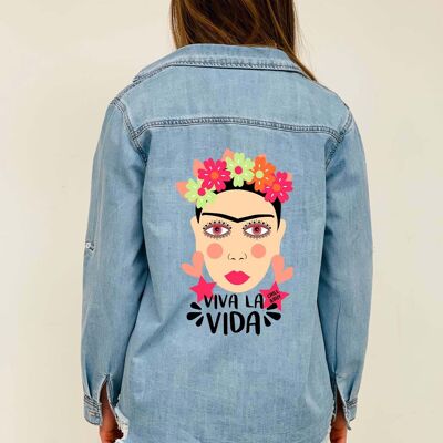 Surchemise en jean Frida Eyes