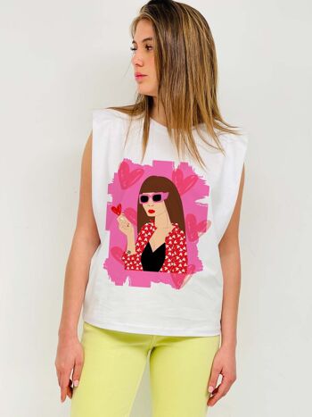 T-shirt Cher Cleo Aquarelle 2