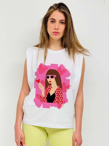 T-shirt Cher Cleo Aquarelle 3