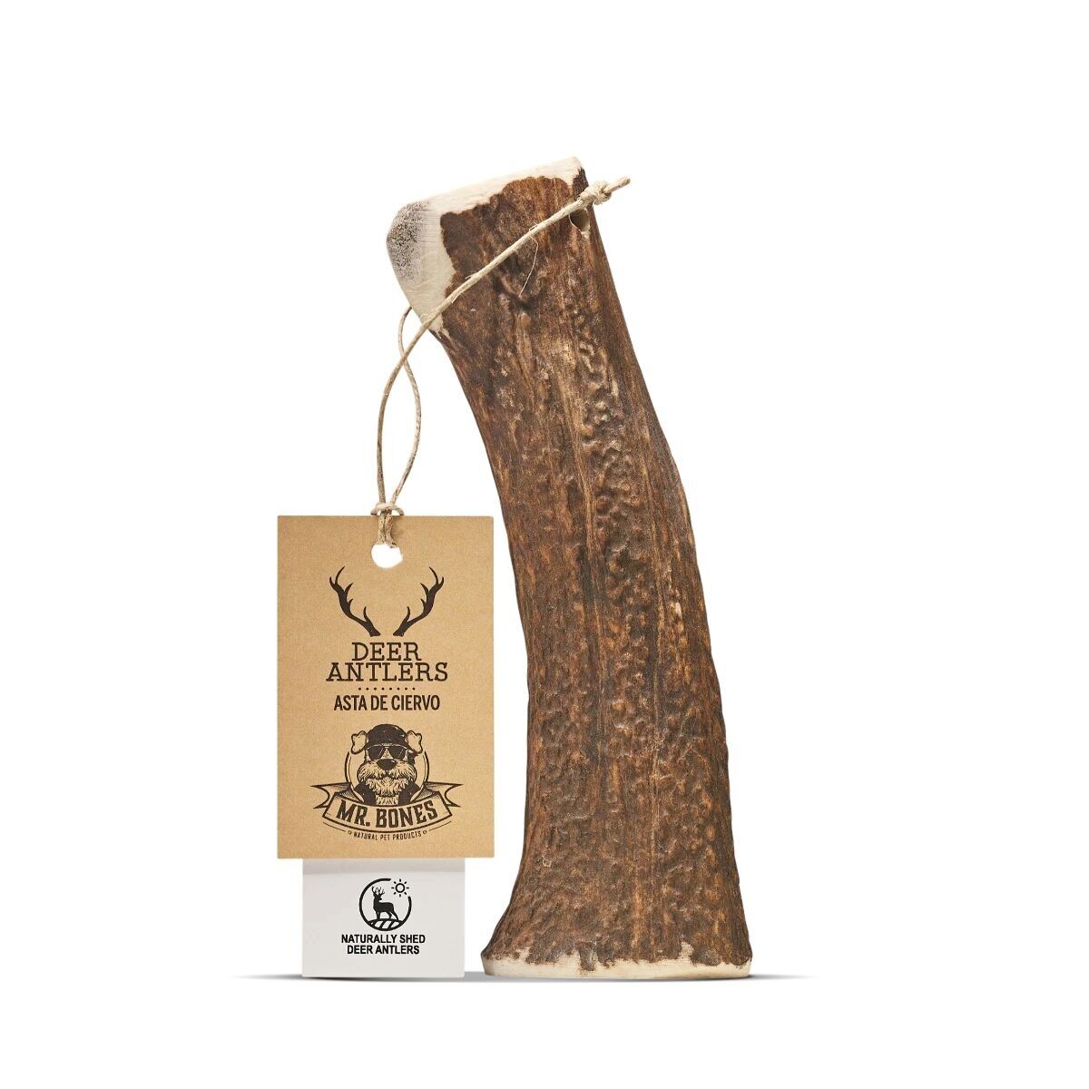 Corno di cervo L (151-225g) - Masticazione naturale per cani