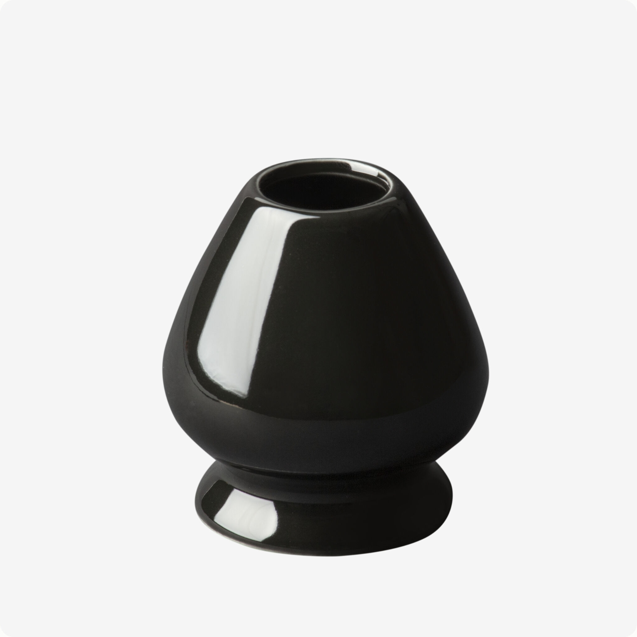 Matcha whisk holder Kiniro (black)