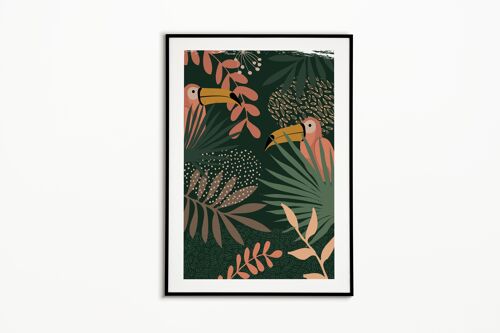 Affiche Duo Toucan DERNIERS EXEMPLAIRES