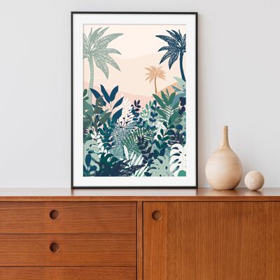 Blue Jungle Poster