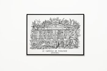 Affiche Capitole - noir et blanc 3