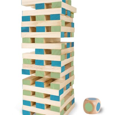 Giant Tumble Tower - wooden toy - Balance tower - Outdoor play - Kids play - BS Toys