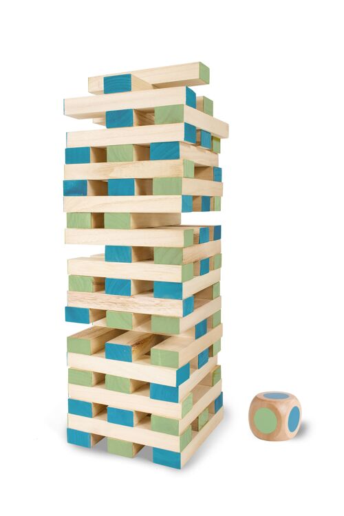 Giant Tumble Tower - wooden toy - Balance tower - Outdoor play - Kids play - BS Toys