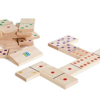 Domino gigante - Giocattolo in legno - Gioco per bambini - Gioco per famiglie - BS Toys