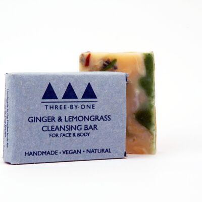 Face & body Cleansing bar - ginger & lemongrass