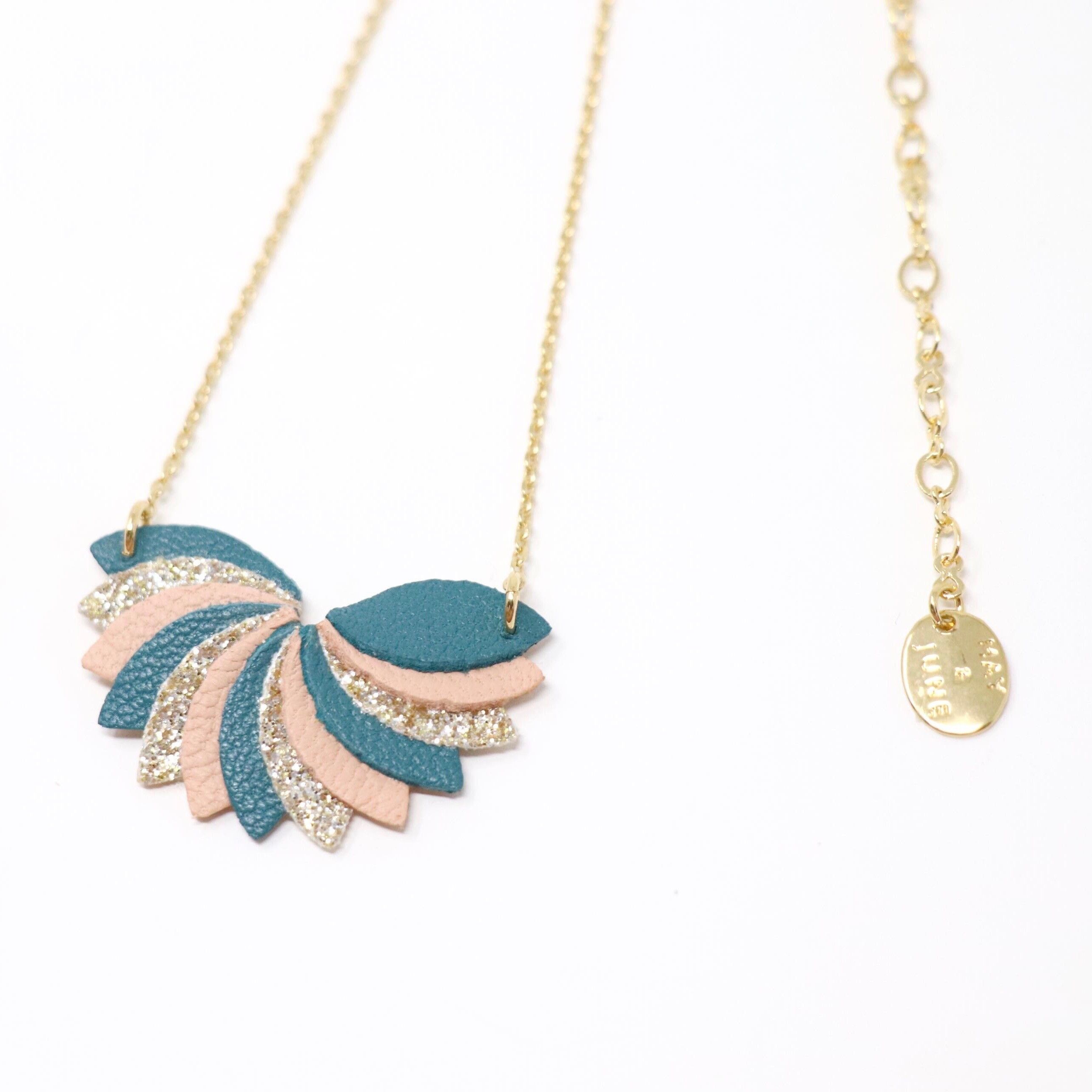 Louga Halskette - Ente, Terrakotta