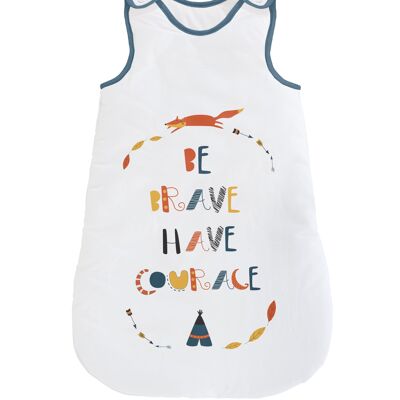 Gigoteuse 100% cot be brave have courage multicolor 70