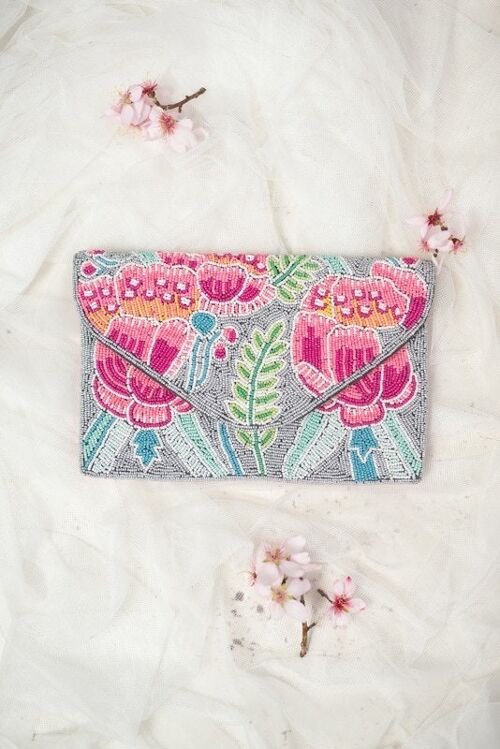 BOLSO CLUTCH FLOWER