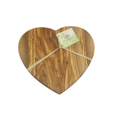Corazón mediano - tabla de cortar, 22 x 21 x 1,6 cm
