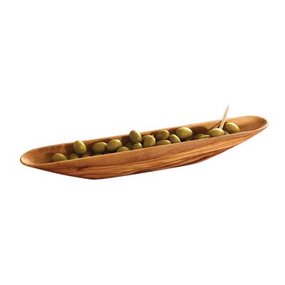 Olive boat, 34 x 4 cm