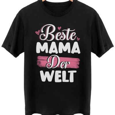 Beste Mama der Welt - Frontprint - Tief Schwarz