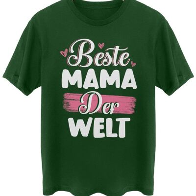 Beste Mama der Welt - Frontprint - Wald Grün