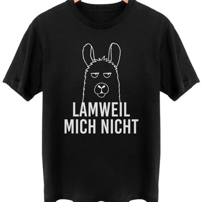 Lamweil mich nicht - Frontprint - Tief Schwarz