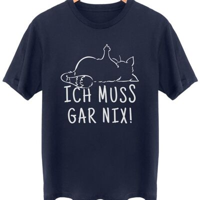 Ich muss gar nix! - Frontprint - French Navy