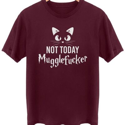 Not today Mugglefucker - Frontprint - Burgundy