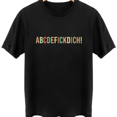 Abcdefickdich! - Color - Frontprint - Tief Schwarz - 3XL-5XL
