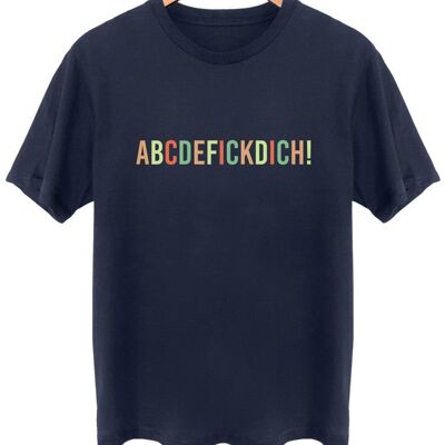 Abcdefickdich! - Color - Frontprint - French Navy - 3XL-5XL