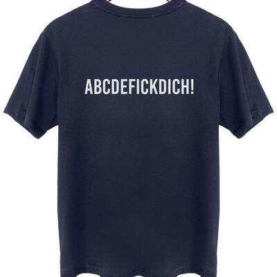 Abcdefickdich! - Backprint - French Navy