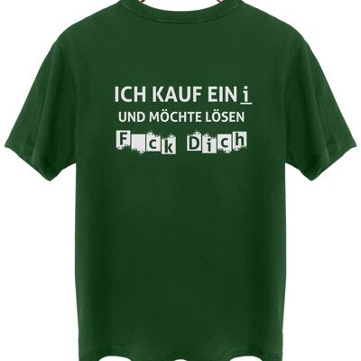 Ich kauf ein i - Backprint - Wald Grün