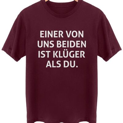 Einer von uns beiden - Frontprint - Burgundy