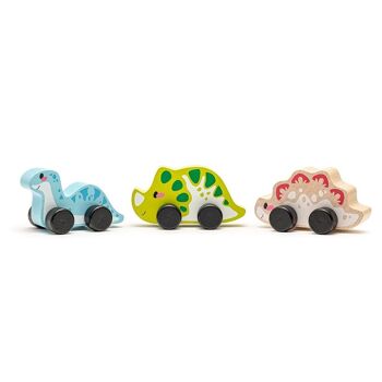 Dinosaures heureux dans un ensemble, 3 pcs. 4