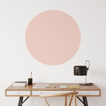 Papier peint autocollant Circle Blush 100 cm 1