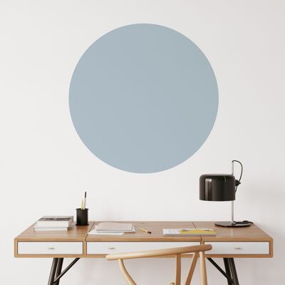 Papier peint autocollant Circle Soft Blue 80 cm