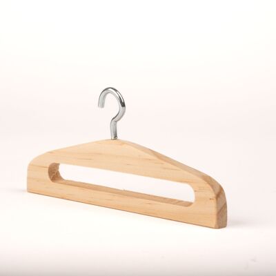 Wooden hangers for doll clothes