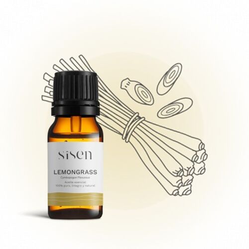 Aceite Esencial de Lemongrass - 10 ml