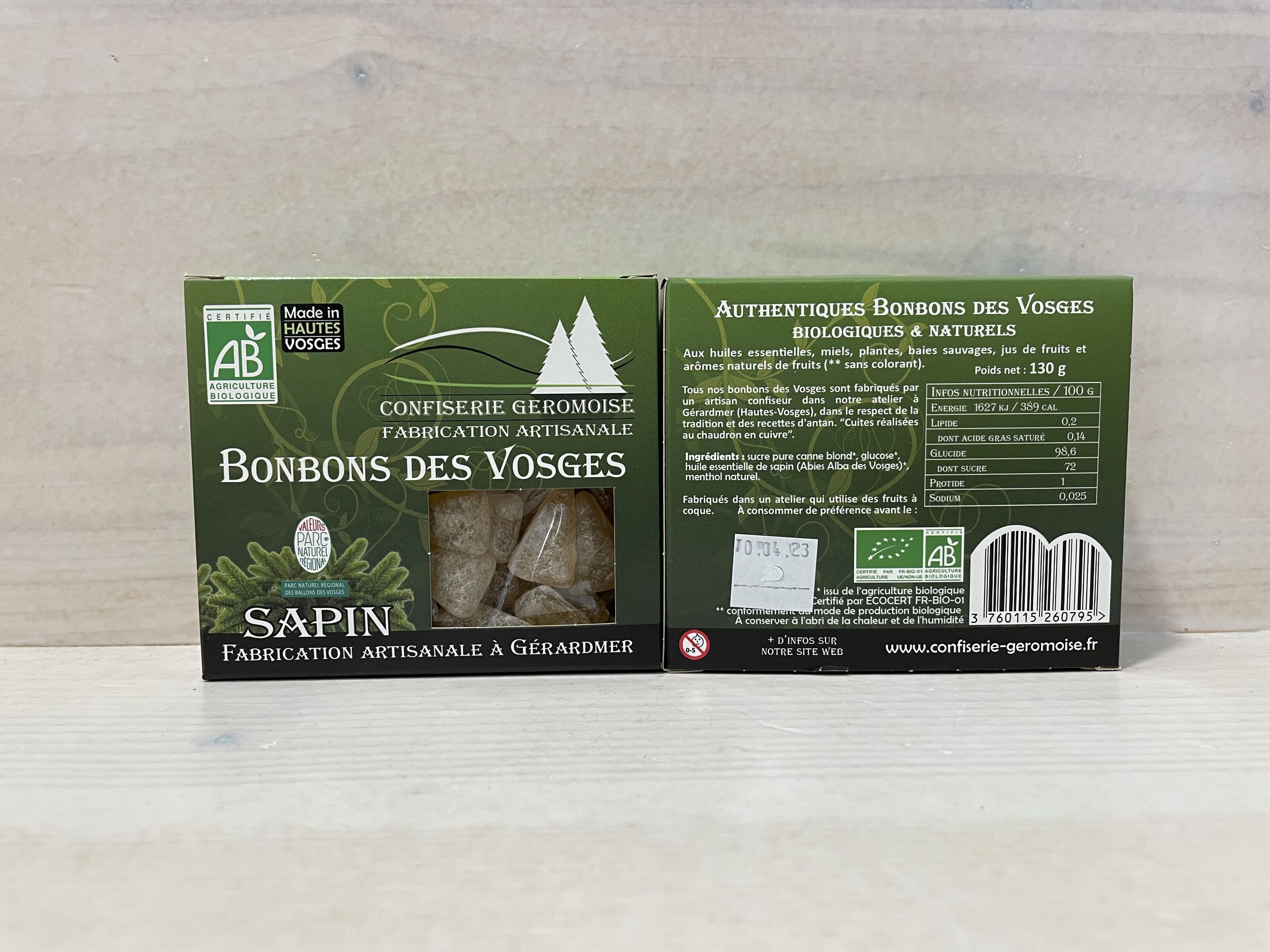 Bonbons des Vosges : Violette - La Confiserie Géromoise
