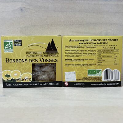 Bergamote (HE) bonbon - Boite carton 130 g