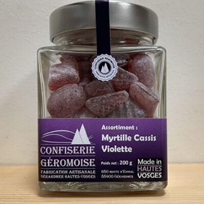 Blueberry/Cassis/Violet Assortment - 150 g