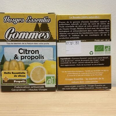 Chicles de Propóleo y Limón (HE) - 45 g