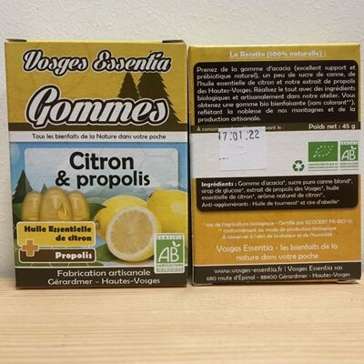 Gommes Propolis et Citron (HE) - 45 g