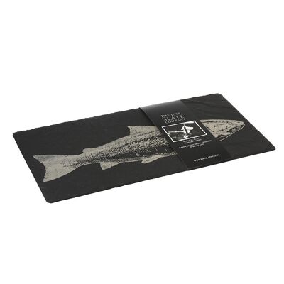 Slate Salmon Table Runner